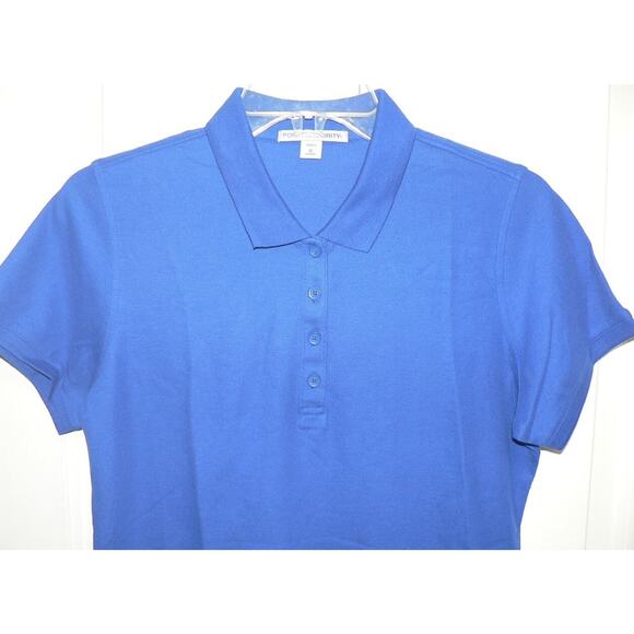 Port Authority Women's Core Classic Pique Polo in True Royal Small MSRP $25 L100 - Picture 4 of 5